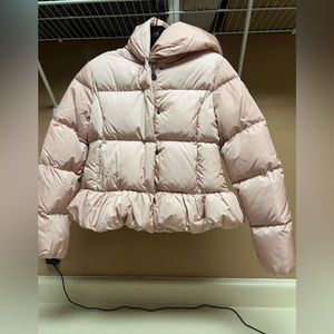 Kids size 12 pink Moncler jacket.